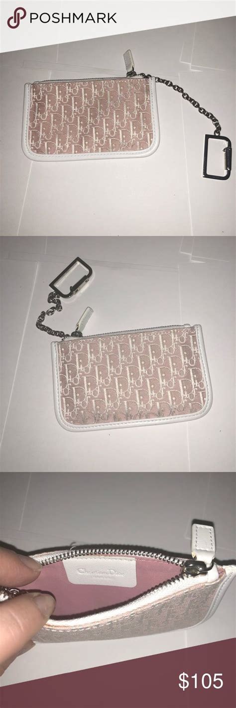 dior key chain wallet.